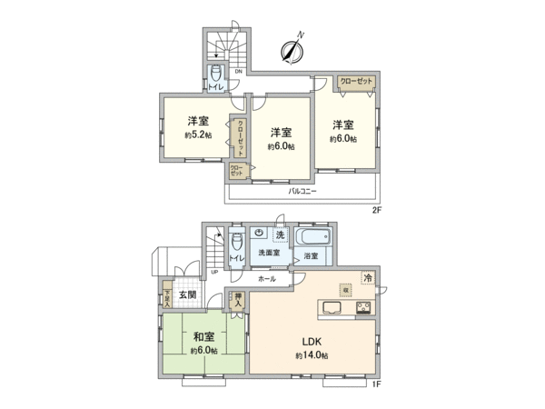 ふじみ野市大井中央2丁目 新築戸建 A号棟 間取り ふじみ野市大井中央2丁目 新築戸建 A号棟 間取り