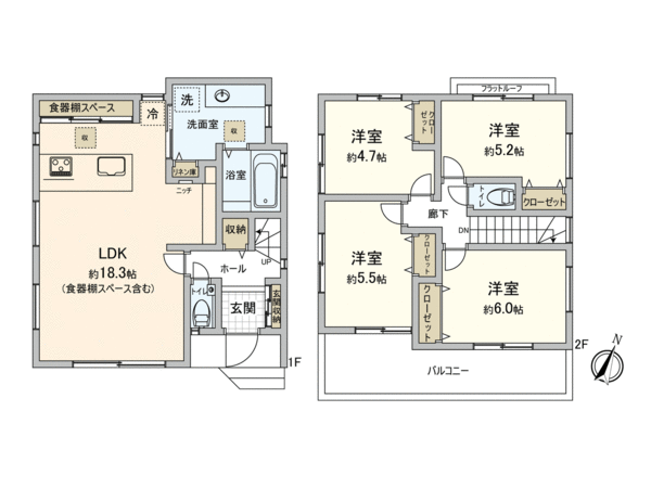 富士見市勝瀬 新築戸建 間取り 富士見市勝瀬 新築戸建 間取り