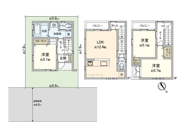 ふじみ野市亀久保 新築戸建 間取り ふじみ野市亀久保 新築戸建 間取り
