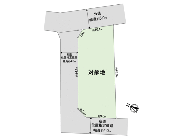 大田区田園調布5丁目土地 間取り 大田区田園調布5丁目土地 間取り