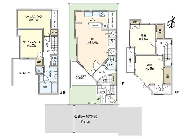 田園調布1丁目戸建 間取り 田園調布1丁目戸建 間取り
