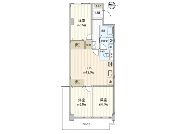 朝日山手マンション 間取り 朝日山手マンション 間取り
