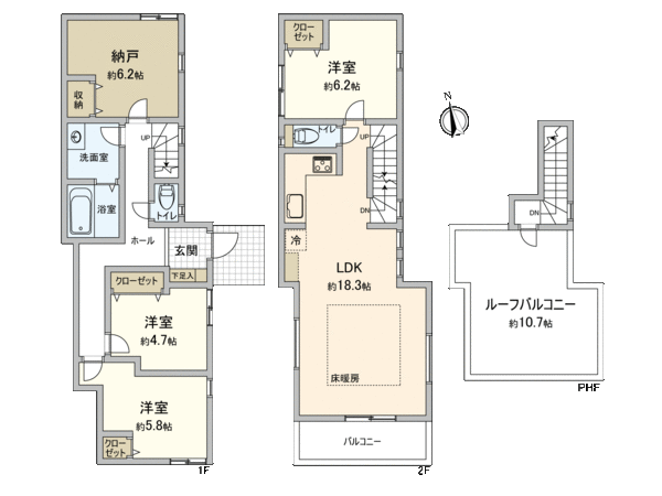中区本郷町3丁目(新築戸建) 間取り 中区本郷町3丁目(新築戸建) 間取り