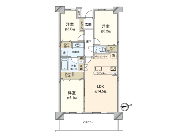 ライオンズタワー竹の塚ガーデン 間取り ライオンズタワー竹の塚ガーデン 間取り