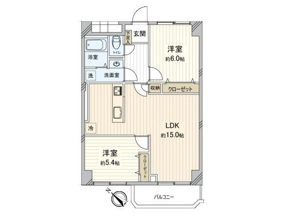 東武西新井駅東口サンライトマンション A棟 間取り 東武西新井駅東口サンライトマンション A棟 間取り