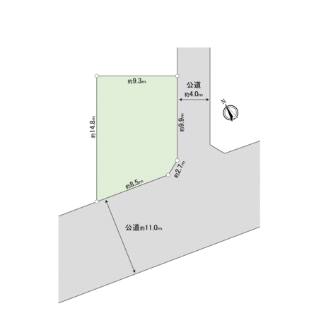 神奈川県相模原市中央区星が丘1丁目 地形図 神奈川県相模原市中央区星が丘1丁目 地形図