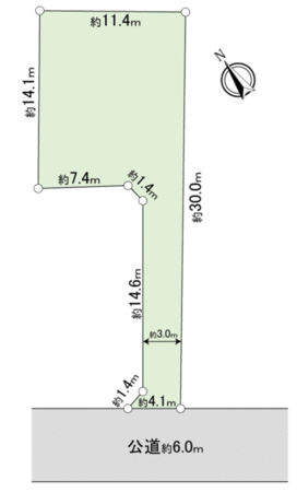 つくば市高野台2丁目 土地 地形図 つくば市高野台2丁目 土地 地形図