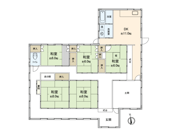 土浦市並木5丁目 戸建 間取り 土浦市並木5丁目 戸建 間取り