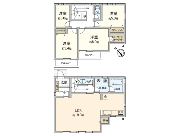 保土ケ谷区岩井町 新築戸建 G棟 間取り 保土ケ谷区岩井町 新築戸建 G棟 間取り