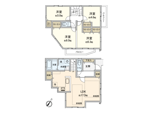保土ケ谷区西久保町(新築戸建) 間取り 保土ケ谷区西久保町(新築戸建) 間取り