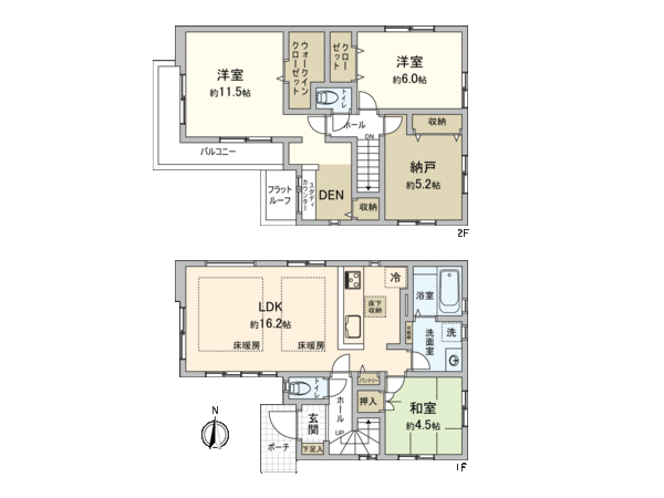 保土ケ谷区桜ケ丘1丁目(新築1号棟) 間取り 保土ケ谷区桜ケ丘1丁目(新築1号棟) 間取り