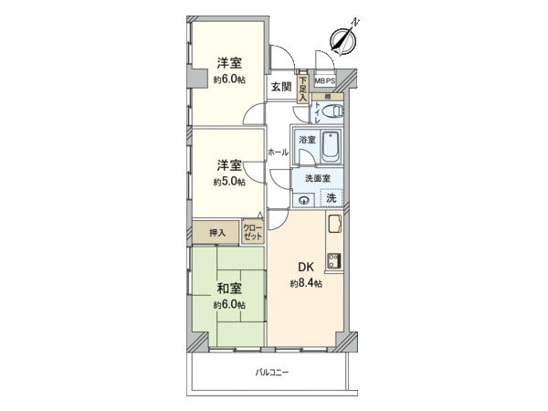 ライオンズマンション永田北 間取り ライオンズマンション永田北 間取り