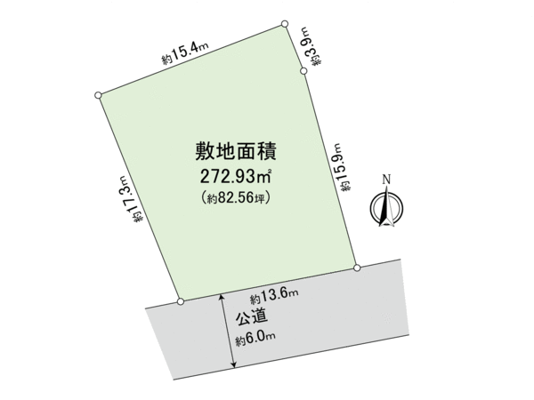 八潮市中央4丁目 土地 地形図 八潮市中央4丁目 土地 地形図