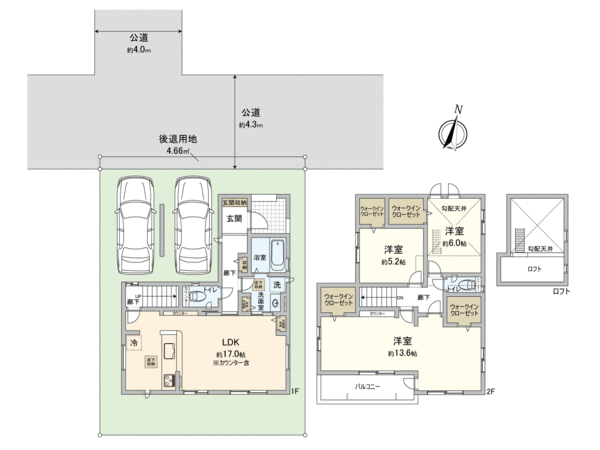 草加市八幡町 新築戸建 間取り 草加市八幡町 新築戸建 間取り