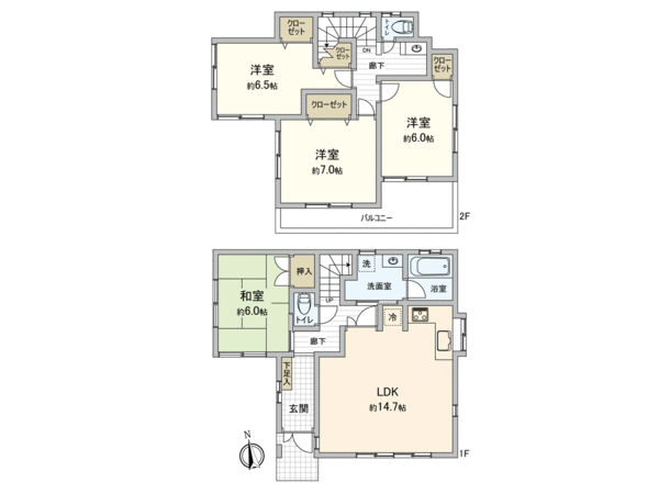 松戸市新松戸3丁目 戸建 間取り 松戸市新松戸3丁目 戸建 間取り