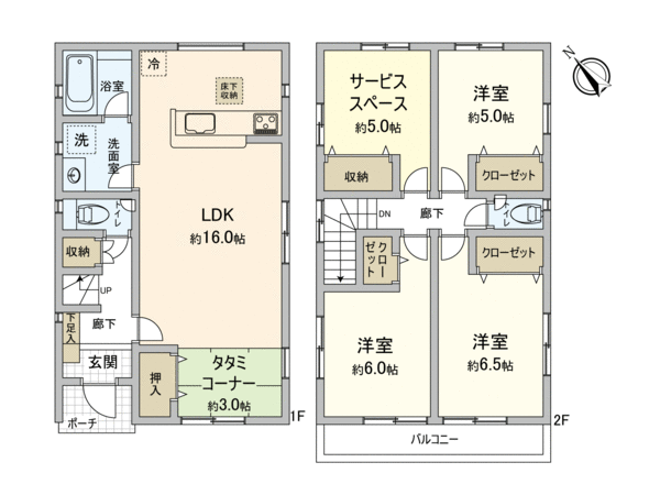 港南区笹下5丁目(新築3号棟) 間取り 港南区笹下5丁目(新築3号棟) 間取り