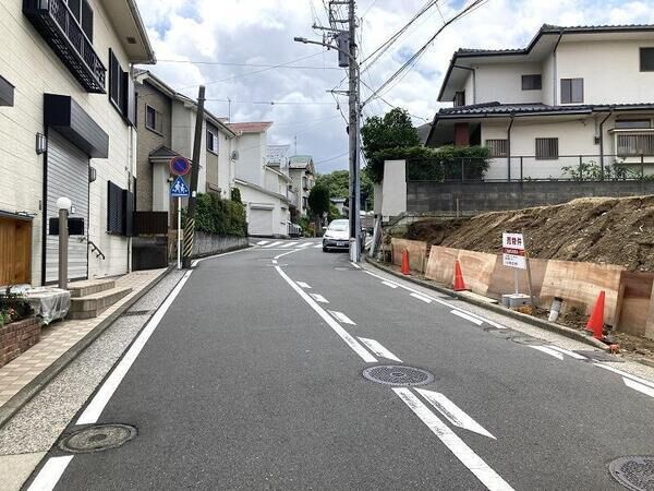 横浜市金沢区富岡西1丁目 土地A区画 前面道路部分 横浜市金沢区富岡西1丁目 土地A区画 前面道路部分
