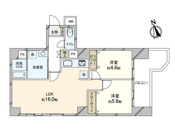 パシフィックパレス北久里浜 間取り パシフィックパレス北久里浜 間取り