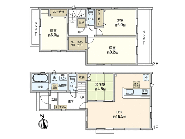 浦郷町3丁目新築戸建 2号棟 間取り 浦郷町3丁目新築戸建 2号棟 間取り