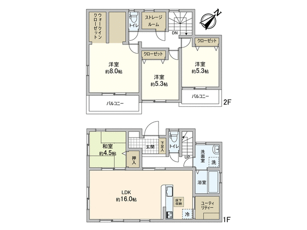 大矢部4丁目 新築戸建 間取り 大矢部4丁目 新築戸建 間取り