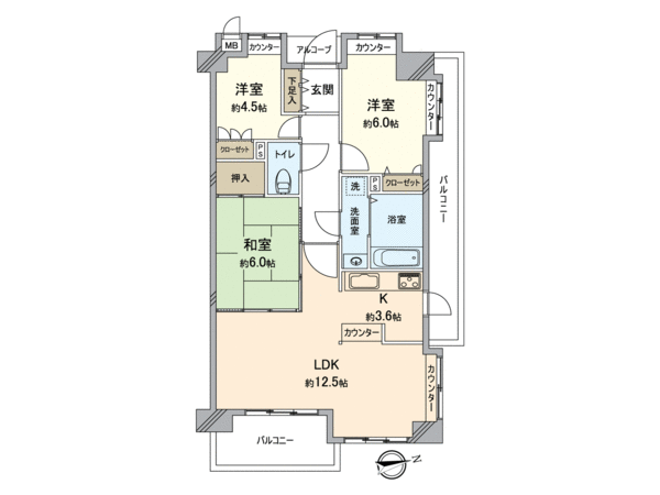 サーパス南町田 間取り サーパス南町田 間取り