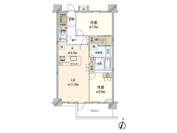 BELISTA四谷大京町 間取り BELISTA四谷大京町 間取り
