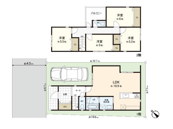 豊中市永楽荘3丁目 建築条件付き土地(2号地) 地形図 豊中市永楽荘3丁目 建築条件付き土地(2号地) 地形図