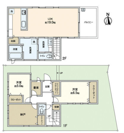 長興寺北3丁目 戸建 間取り 長興寺北3丁目 戸建 間取り