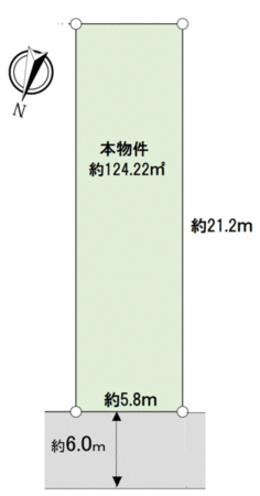 中桜塚4丁目 土地 地形図 中桜塚4丁目 土地 地形図
