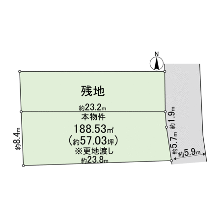 高槻市日吉台二番町 地形図 高槻市日吉台二番町 地形図
