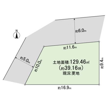高槻市浦堂本町 地形図 高槻市浦堂本町 地形図