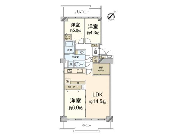 ユニライフ山崎4号棟 間取り ユニライフ山崎4号棟 間取り