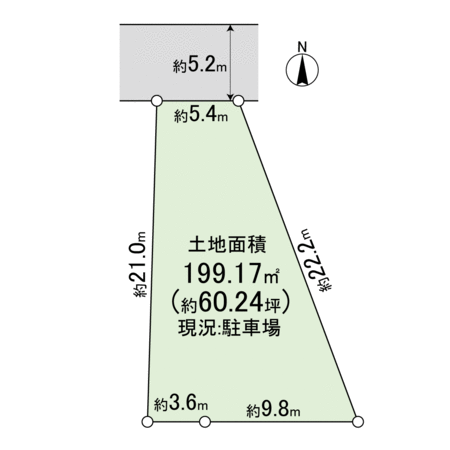 高槻市上本町 地形図 高槻市上本町 地形図