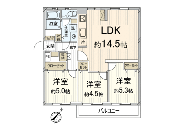 若山台住宅 25号棟 間取り 若山台住宅 25号棟 間取り