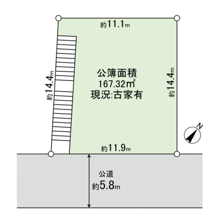 北春日丘三丁目 土地 地形図 北春日丘三丁目 土地 地形図