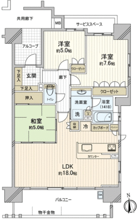 パークホームズ茨木西駅前町 間取り パークホームズ茨木西駅前町 間取り