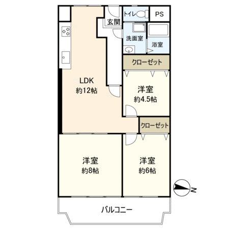 ローレルハイツ茨木総持寺 第2号棟 間取り ローレルハイツ茨木総持寺 第2号棟 間取り