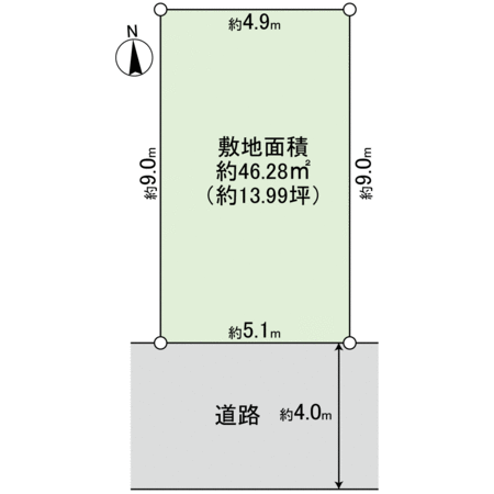 橋の内三丁目 土地 地形図 橋の内三丁目 土地 地形図
