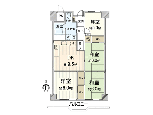白川高層住宅 2号棟 間取り 白川高層住宅 2号棟 間取り