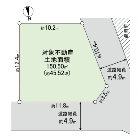 西安威一丁目 建築条件付土地 間取り 西安威一丁目 建築条件付土地 間取り