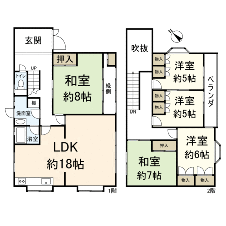 北春日丘三丁目 戸建 間取り 北春日丘三丁目 戸建 間取り