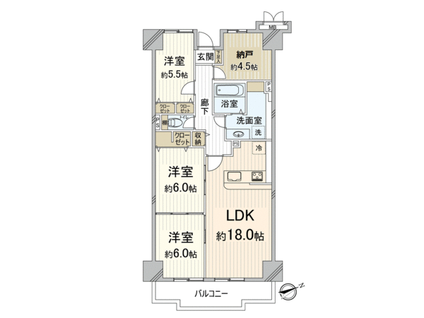 朝日プラザ千里北 D棟 間取り 朝日プラザ千里北 D棟 間取り