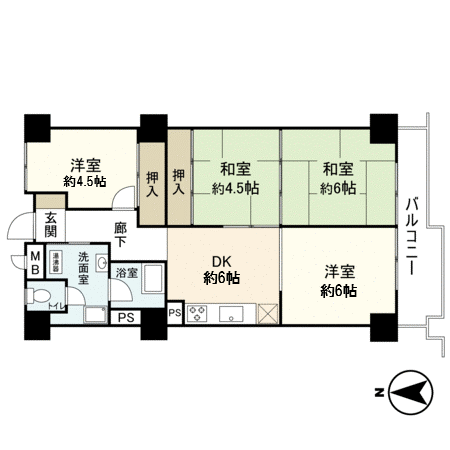 茨木グランドハイツ 間取り 茨木グランドハイツ 間取り
