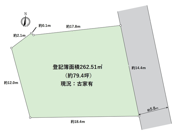 川西市松が丘町 土地 地形図 川西市松が丘町 土地 地形図