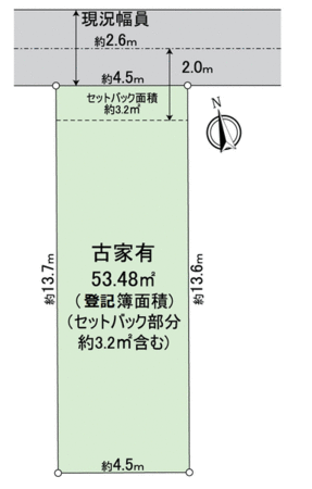 川西市加茂3丁目 古家付土地 地形図 川西市加茂3丁目 古家付土地 地形図