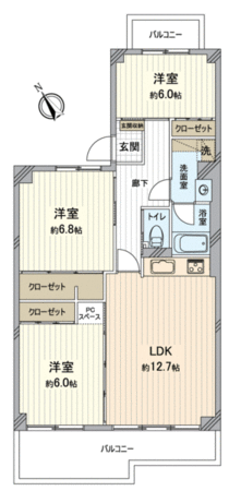 メゾンドール池田五月山東 間取り メゾンドール池田五月山東 間取り