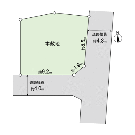 西宮市生瀬町1丁目【土地】 地形図 西宮市生瀬町1丁目【土地】 地形図
