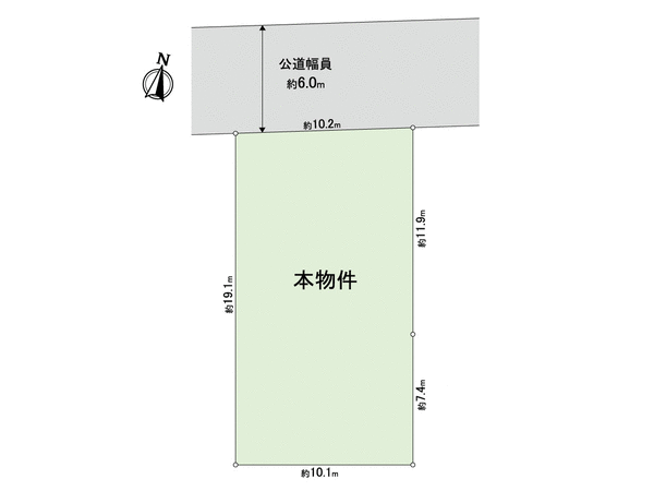 岩園町 土地(A号地) 地形図 岩園町 土地(A号地) 地形図