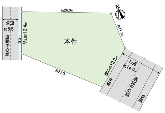 岩園町 土地 地形図 岩園町 土地 地形図