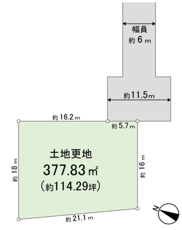 中登美ヶ丘2丁目 土地 地形図 中登美ヶ丘2丁目 土地 地形図